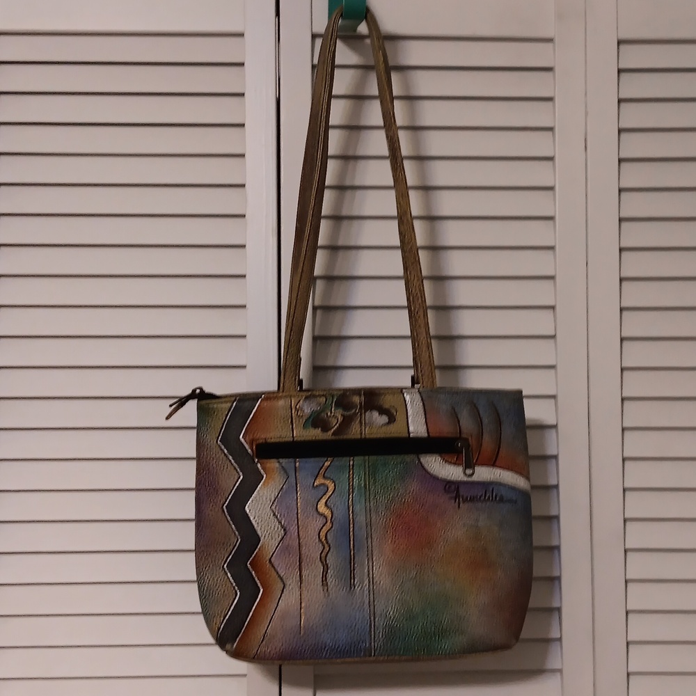Anuschka Colorful Geometric Purse - Picture 5 of 12